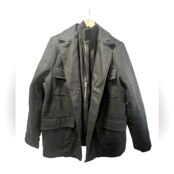 NWT KingSize Black Coat - Size Large Tall - Picture 4 of 7